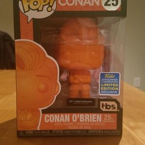 Funko Pop SDCC Conan O'Brien Orange 25 anniversary